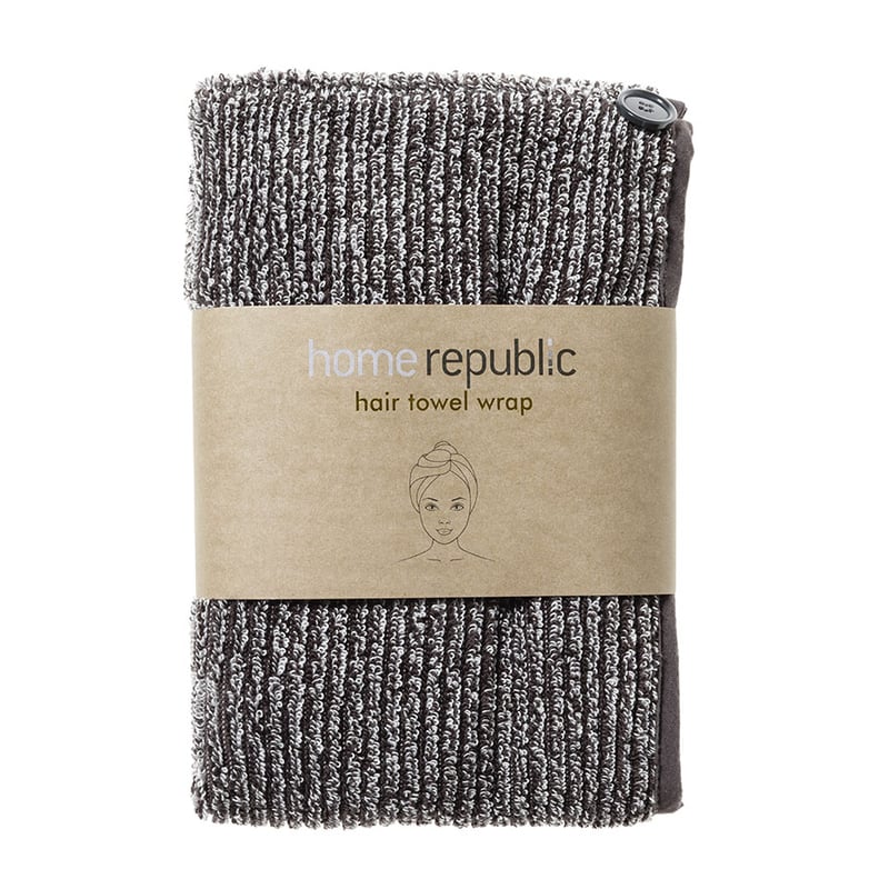 Hair Towel Wrap Graphite Marle 