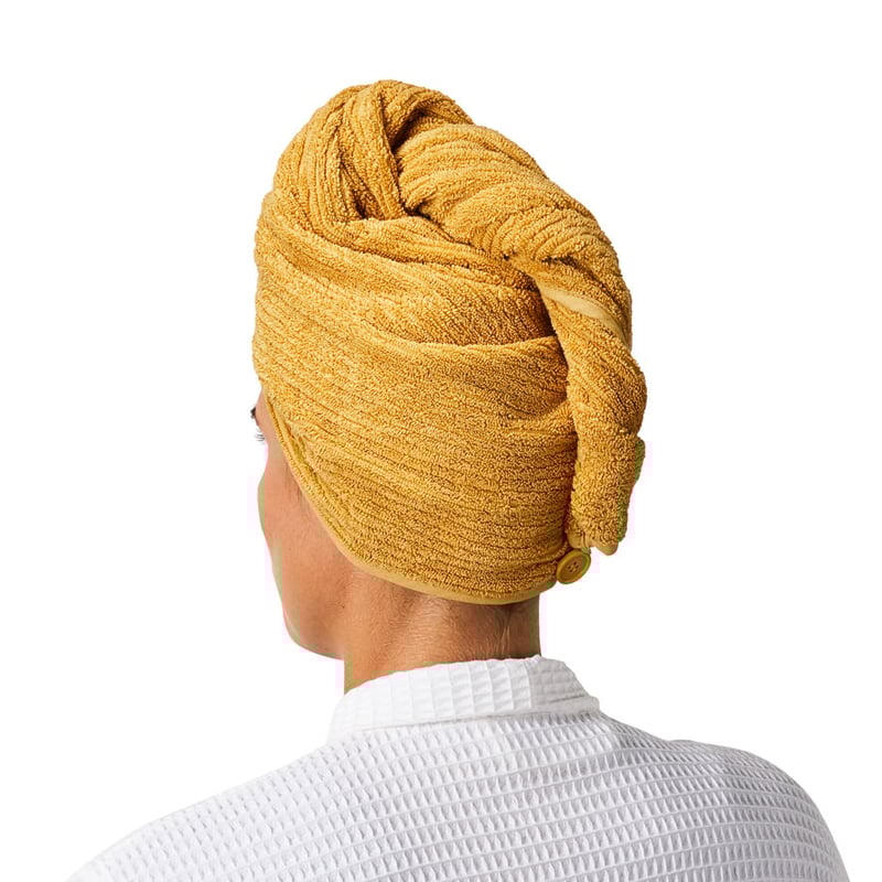 Flinders Mustard Hair Towel Wrap