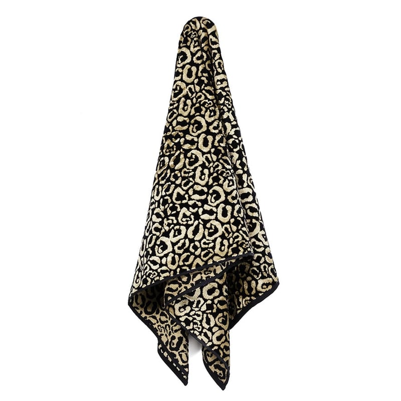 Leopard Textured Gold Towel 