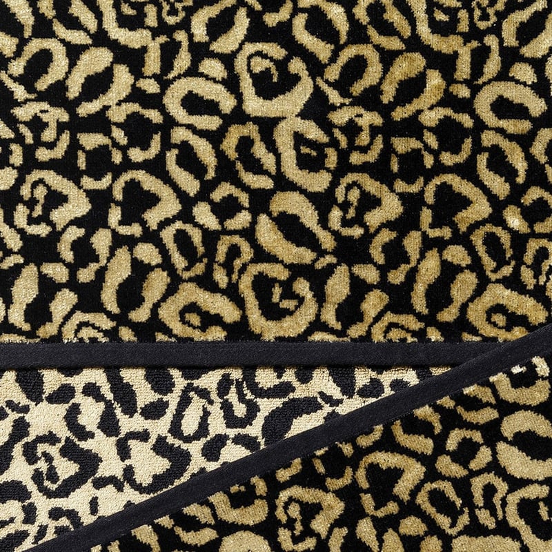 Leopard Textured Towel Gold 