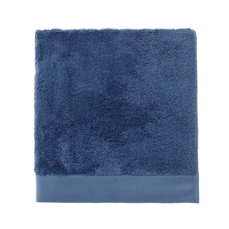 Oxford Cotton Bamboo Towel Deep Blue