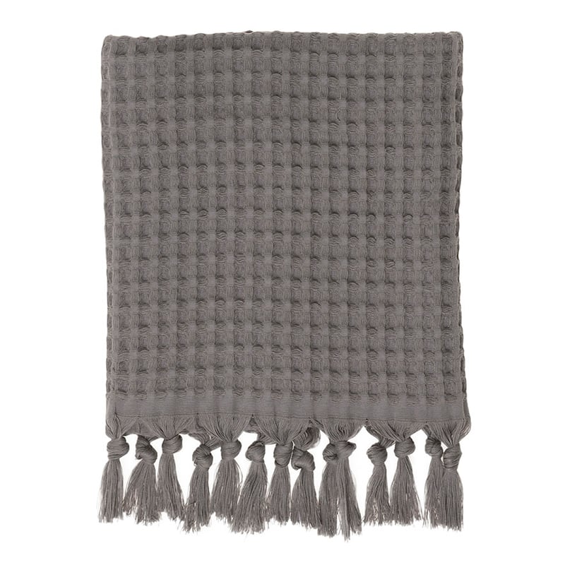 Waffle Hand Towel Pack Coal