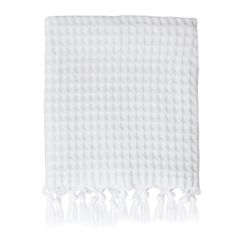 Waffle Hand Towel Pack White