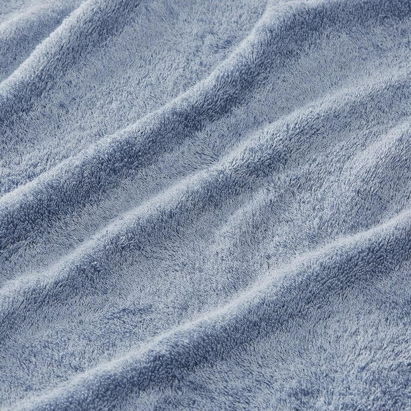 Navara Cornflower Blue Solid Bamboo Cotton Towel Range