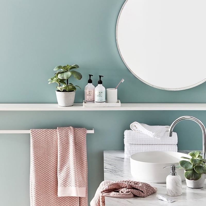 Navara Dusty Pink Textured Bamboo Cotton Towel Range