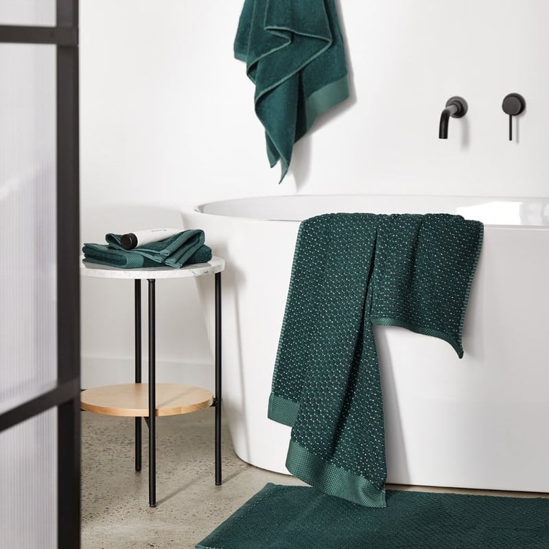 Navara Forest Textured Bamboo Cotton Towel Range