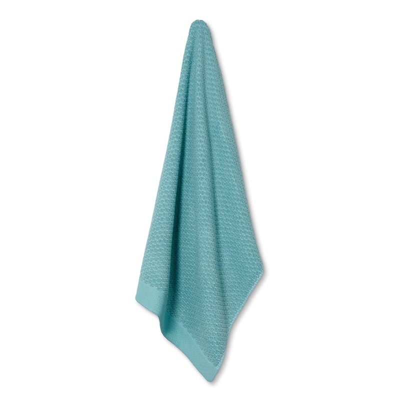 Navara Sea Green Textured Bamboo Cotton Towel Range