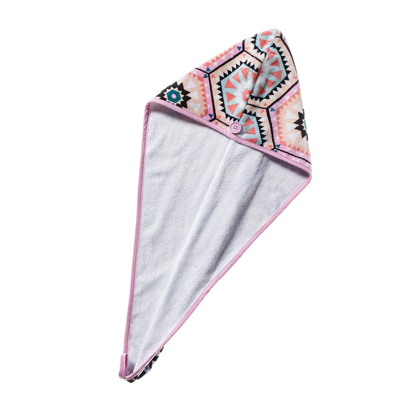 Printed Hair Towel Wrap Kaleidoscope 