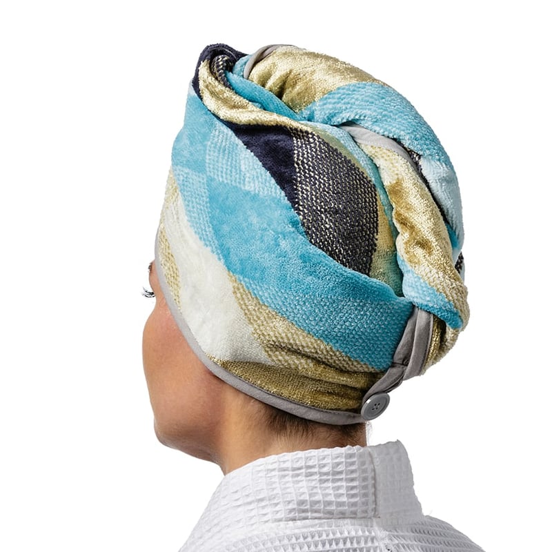 Ohio Hair Towel Wrap Gold Ritz