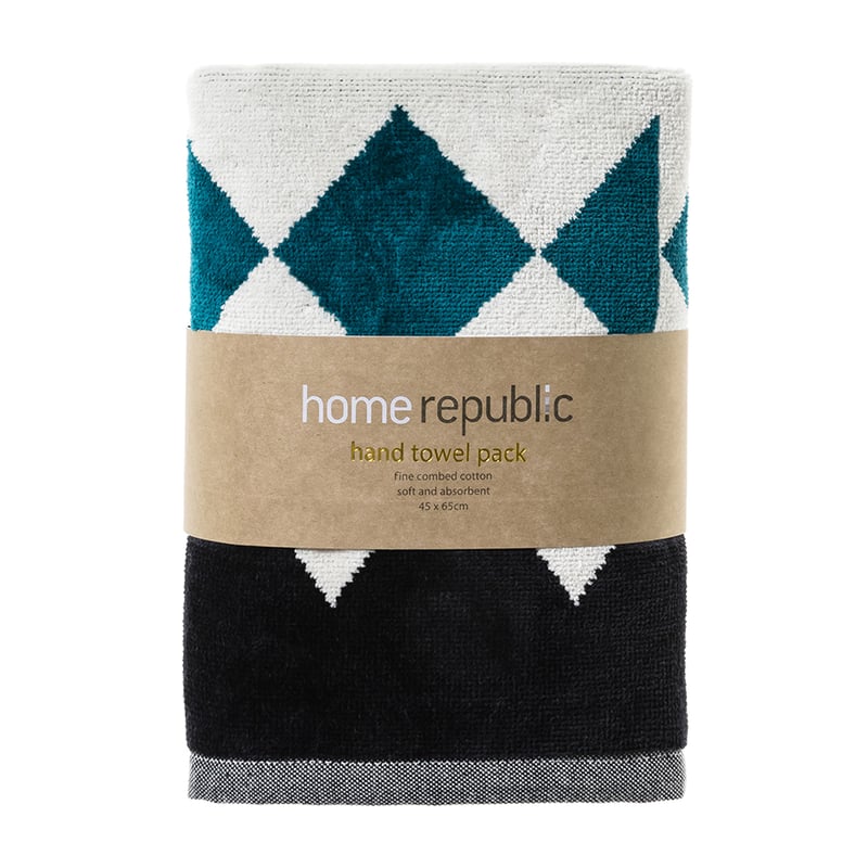 Helsinki Hand Towels Pack of 2 Luxe Gold