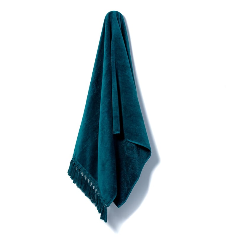 European Collection Luxe Velour Towels Emerald