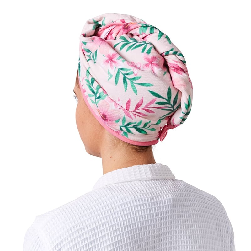 Printed Hair Towel Wrap Aloha