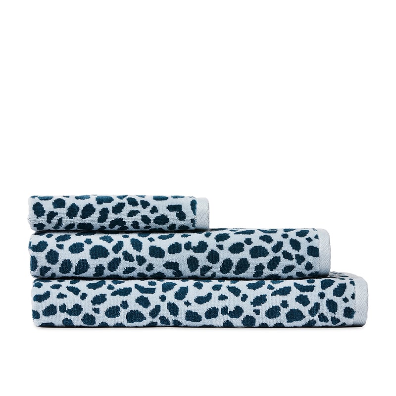 Animalia Velour Teal Towel Range