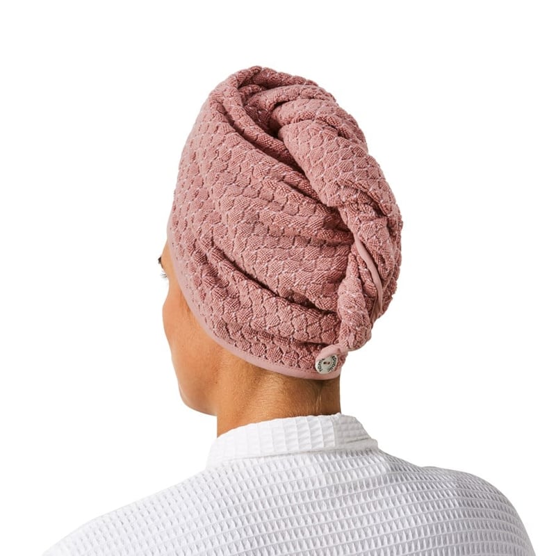 Navara Primrose Textured Bamboo Cotton Hair Towel Wrap