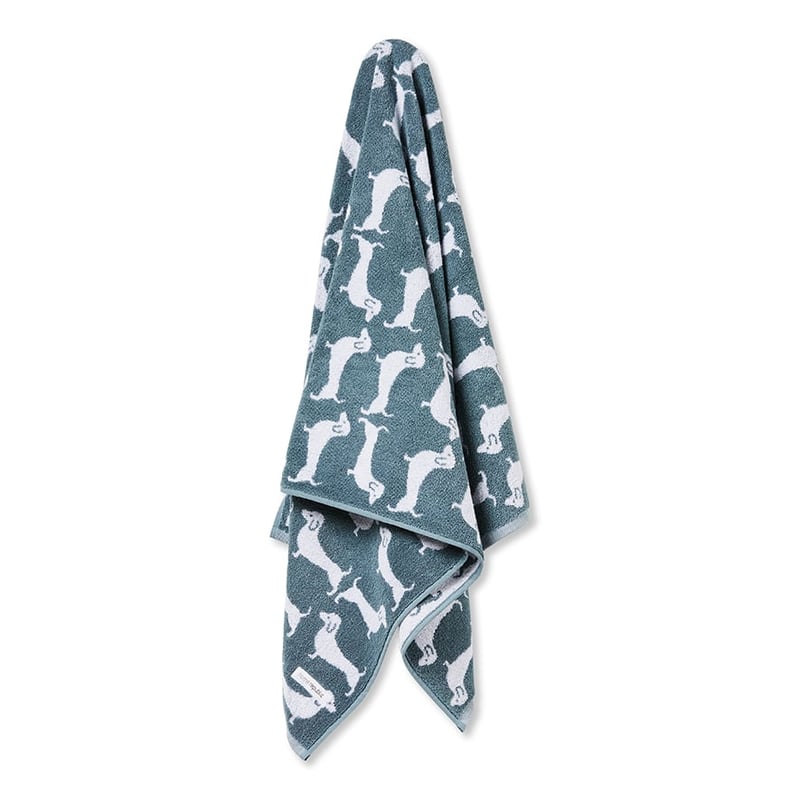Dachshund Blue Haze Towel Range