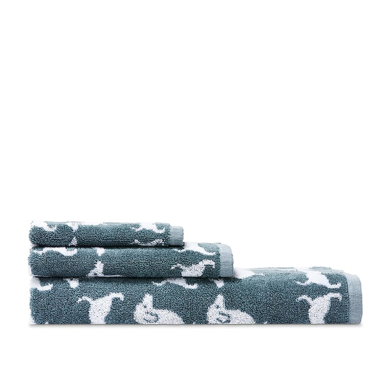 Dachshund Blue Haze Towel Range