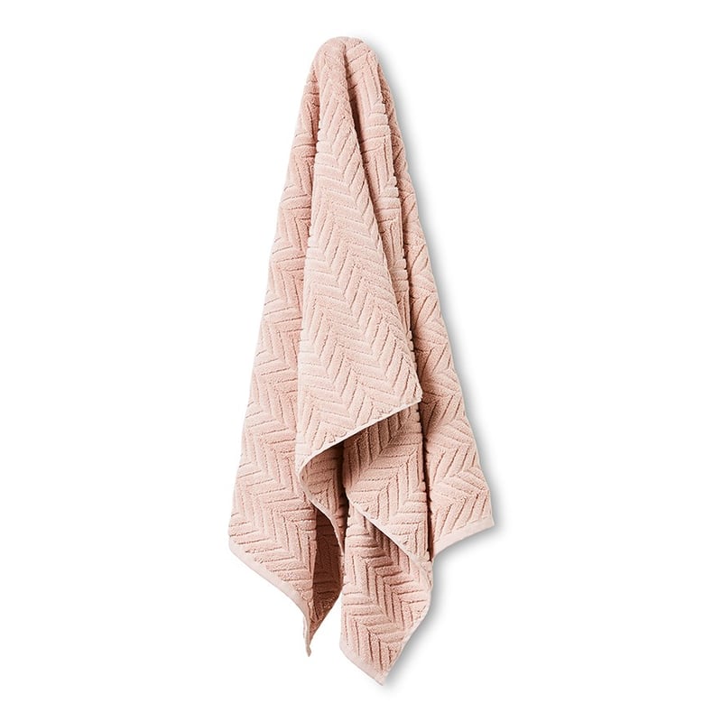 Mimosa Dusty Pink Textured Towel Range