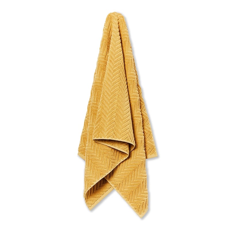 Mimosa Mustard Textured Towel Range