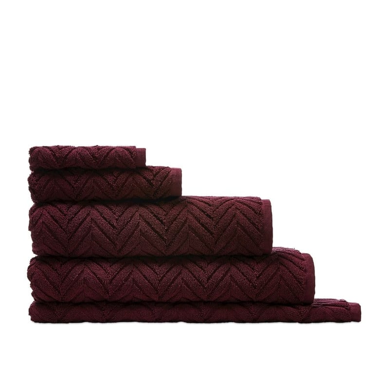 Mimosa Plum Textured Towel Range
