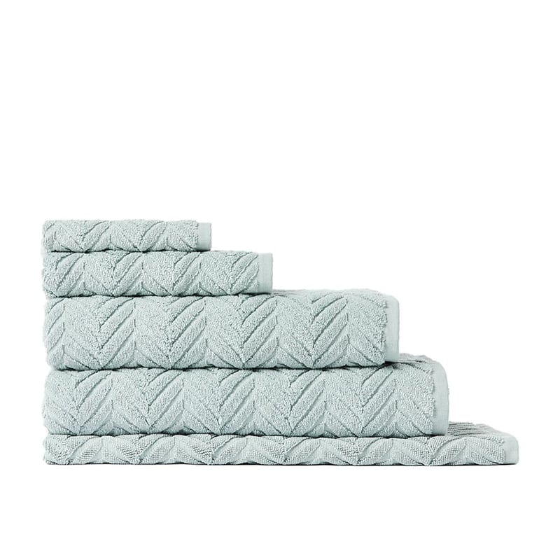 Mimosa Soft Sage Textured Towel Range