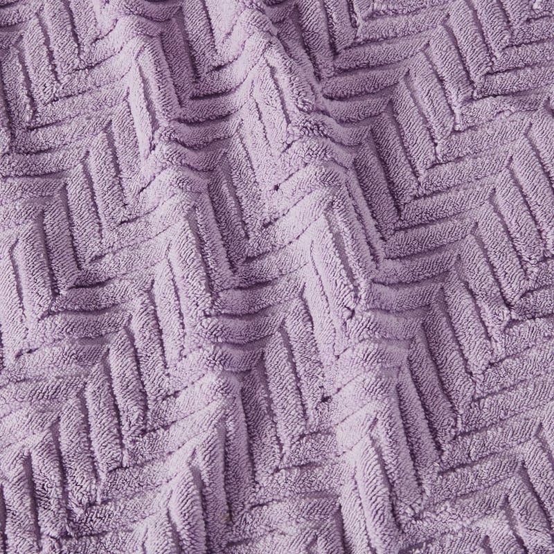 Mimosa Lilac Textured Towel Range