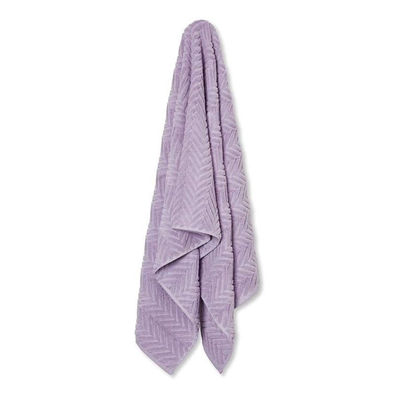 Mimosa Lilac Textured Towel Range