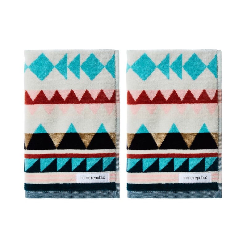 Zanzinski Navy Pack of 2 Hand Towels