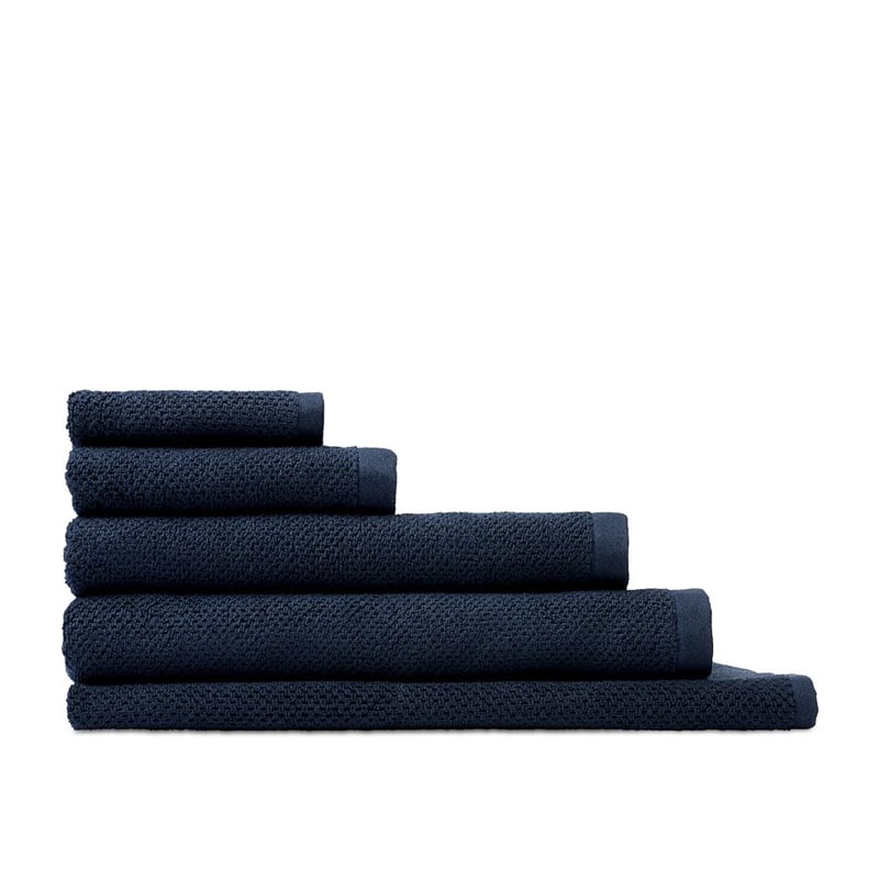 Savannah Navy Textured Towel Range
