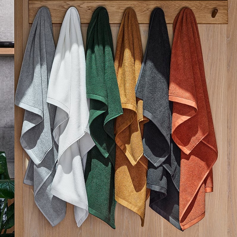 Savannah Olive Textured Towel Range