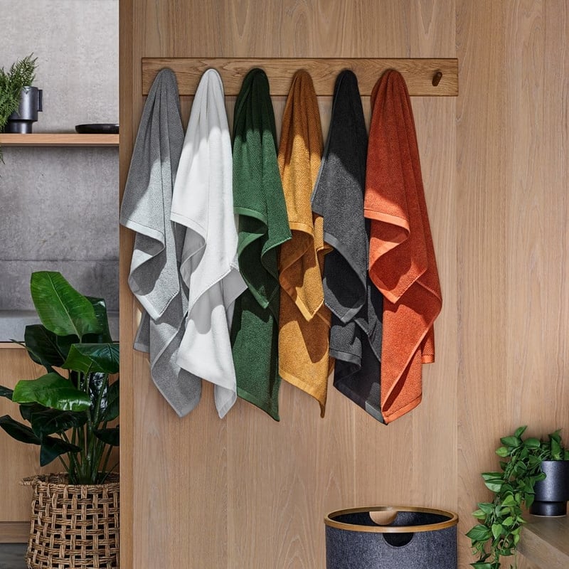 Savannah Olive Textured Towel Range