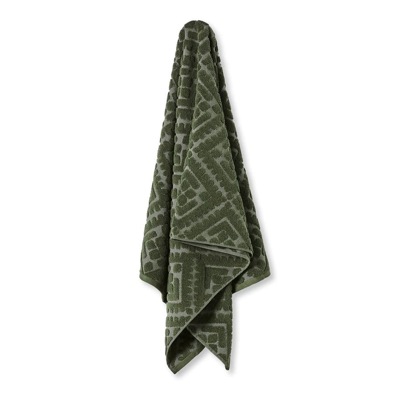Florence Textured Olive Towel Range  