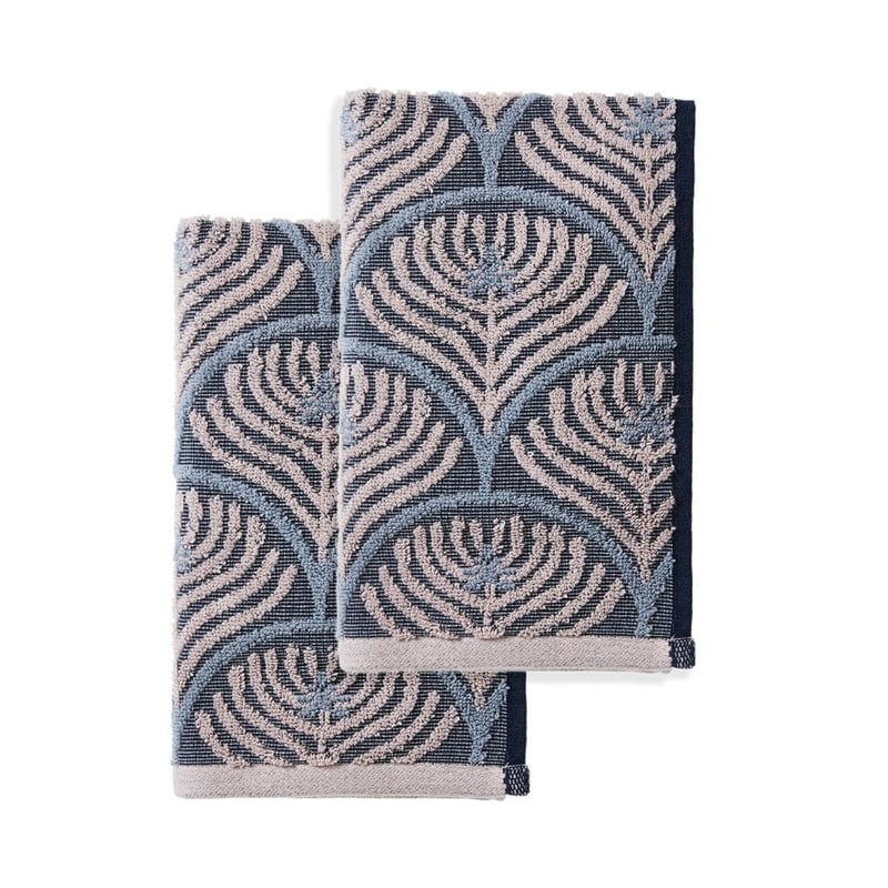 Art Deco Pink Hand Towel 2 Pack  