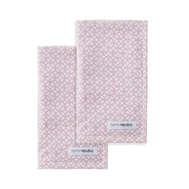 Morocco Pink Hand Towel 2 Pack