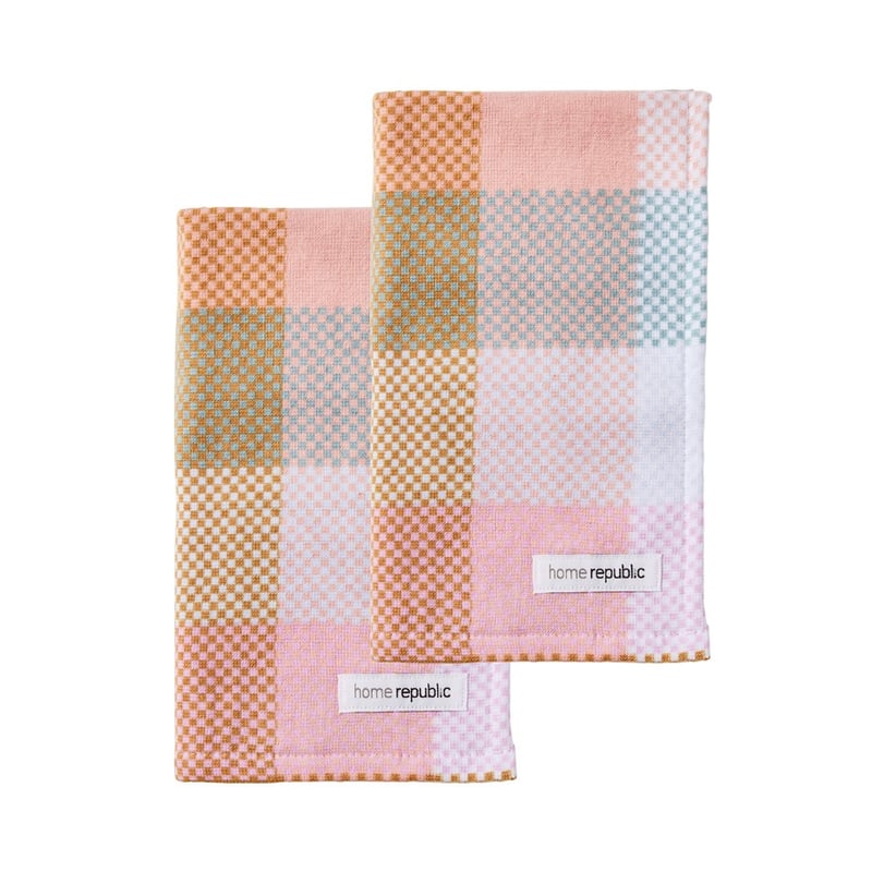 Soulful Check Hand Towel Pack of 2