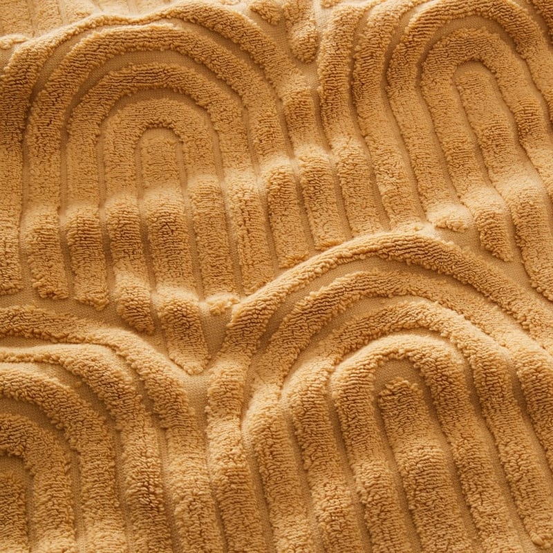 Archie Mustard Towel Range
