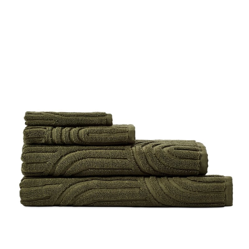 Archie Bay Leaf Towel Range