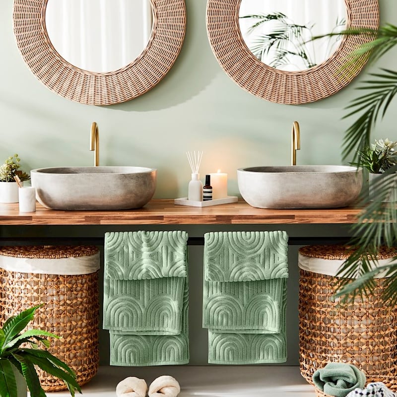 Archie Eucalyptus Marle Towel Range