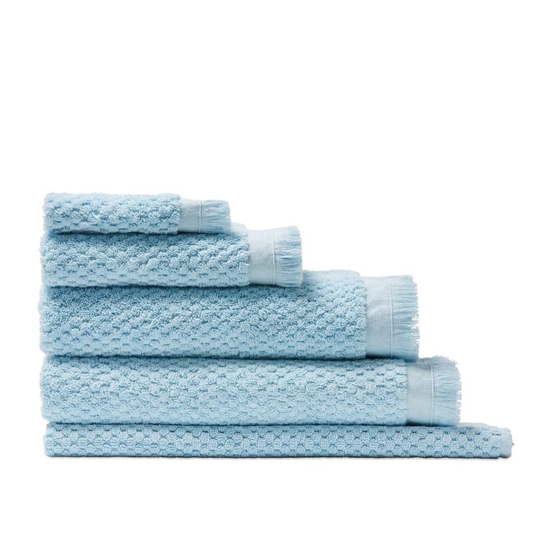 European Kadikoy Cool Blue Turkish Cotton Towel Range