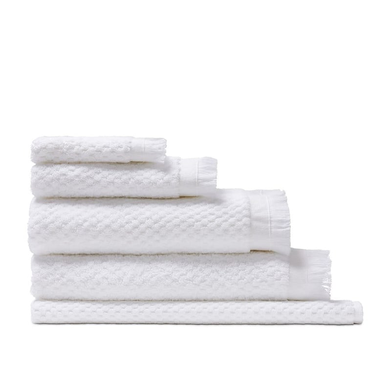 European Kadikoy White Turkish Cotton Towel Range