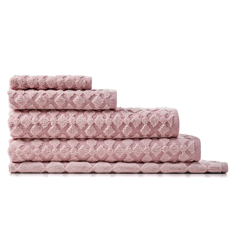 Mascot Textured Towels Rose