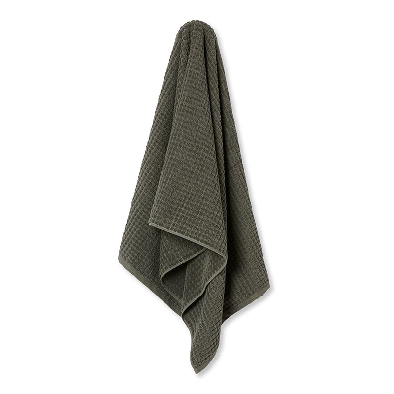 Eco Absorbent Bobble Towels  Soft Khaki Hand Towel