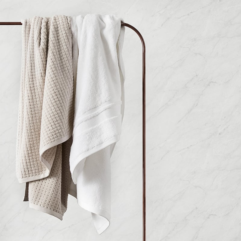 Eco Absorbent Bobble White Towels