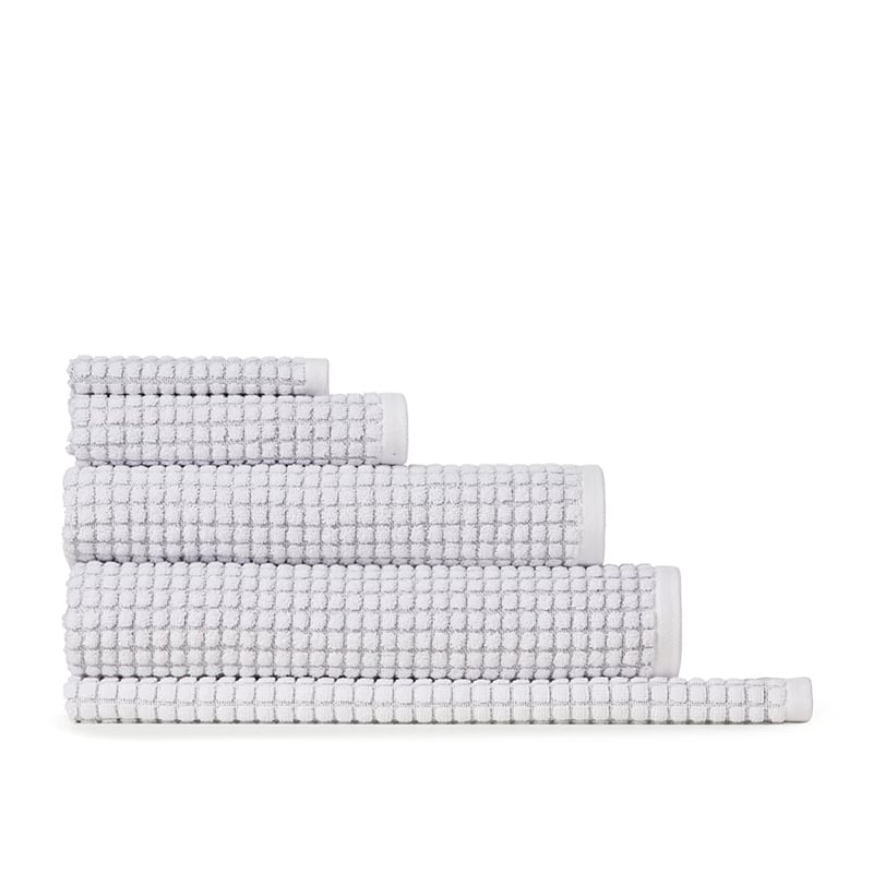 Eco Absorbent Bobble White Marle Towels