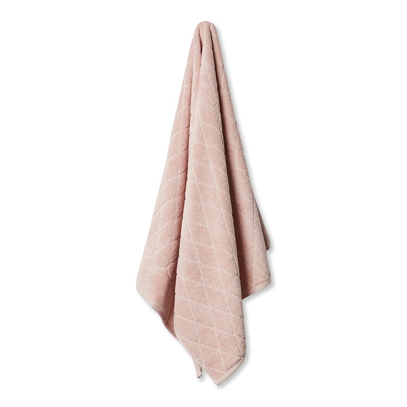 Lisbon Textured Towels Blush Pink