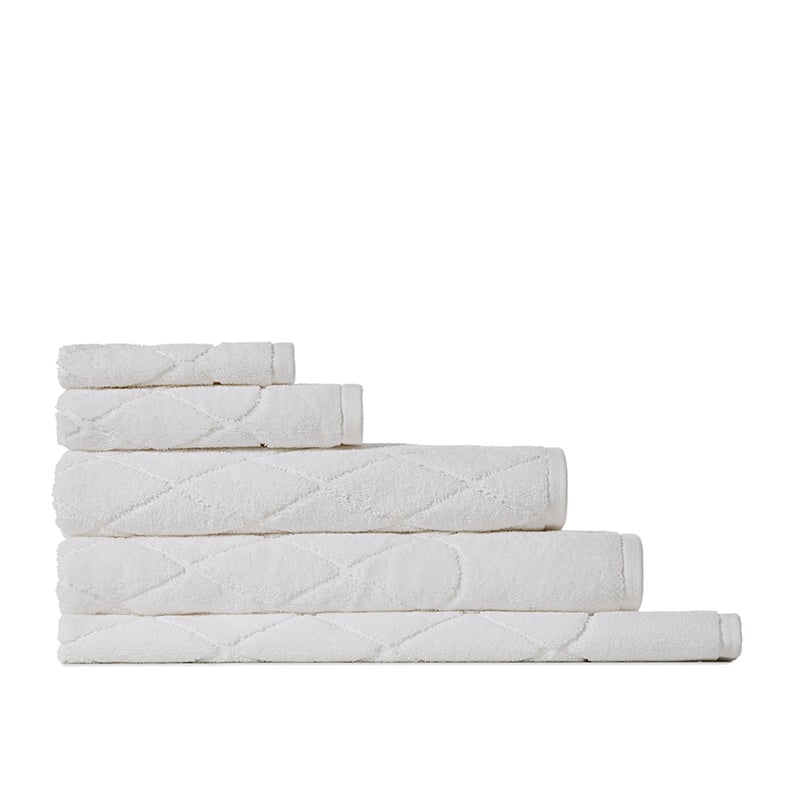 Lisbon Textured Towels White