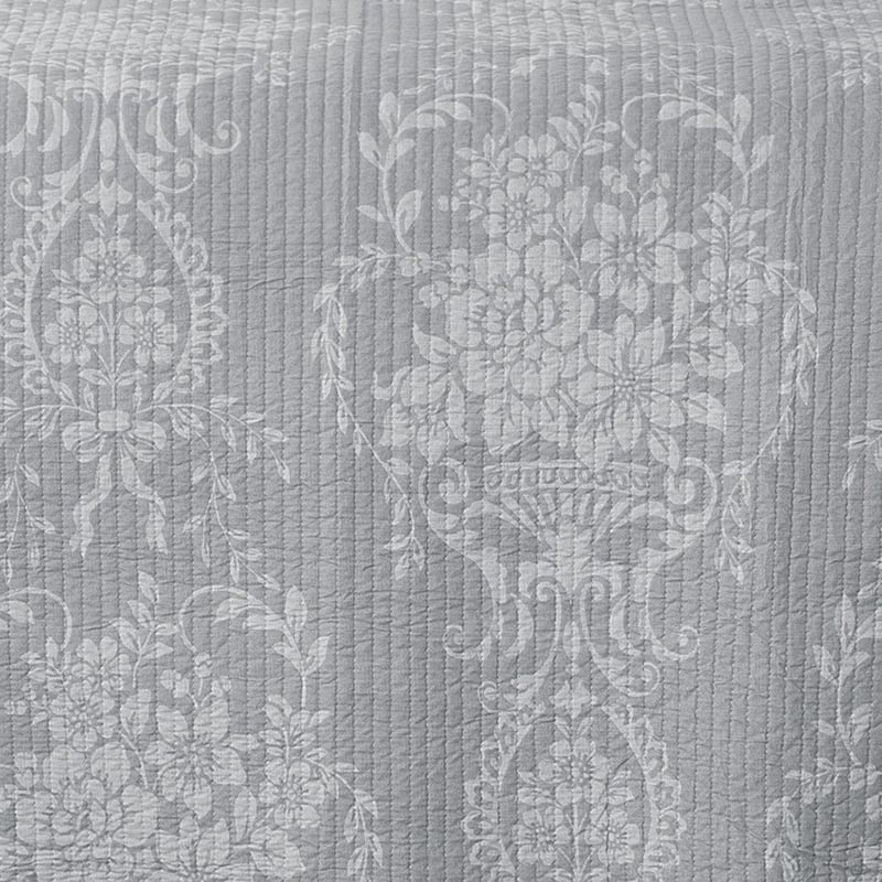 Florence Queen Grey Bedspread Set + Accessories
