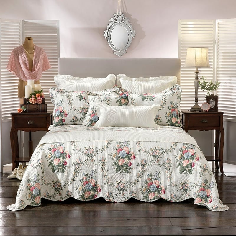 Rosedale Multi Bedspread + Accessories