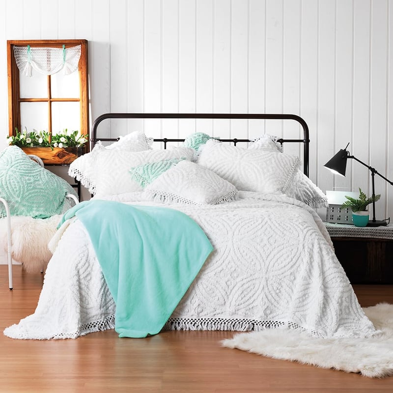 Sasha White Coverlet Set + Accessories
