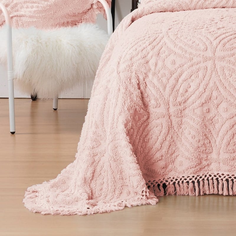 Kalia Bedspread Pink Bedspread Set