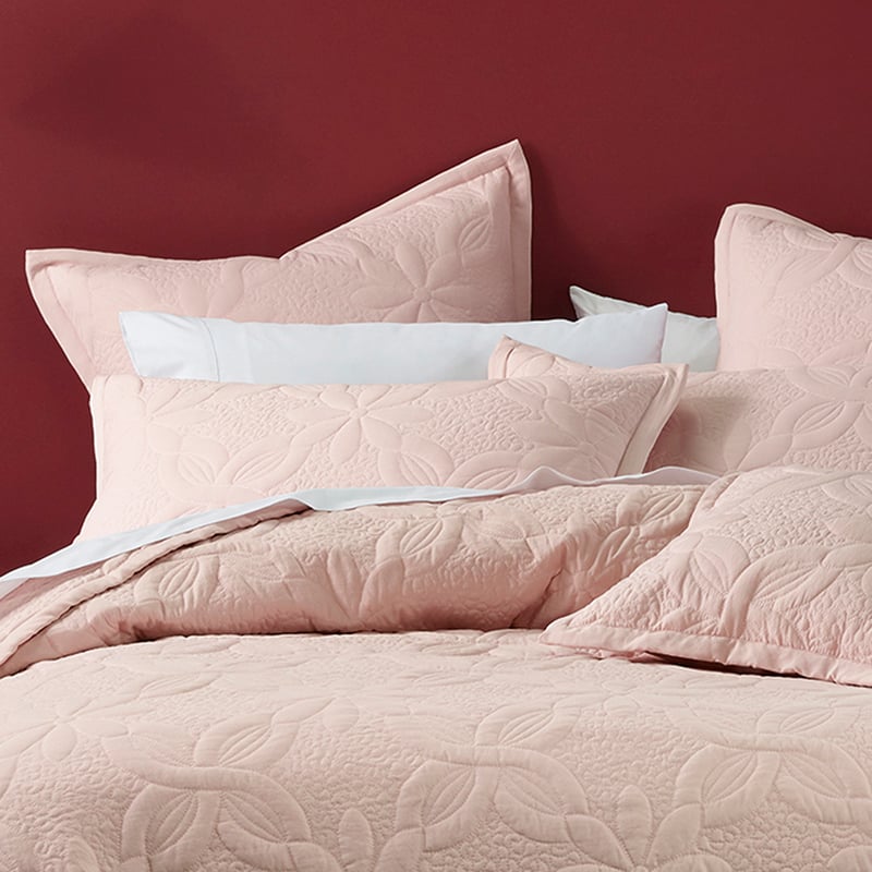 Krystal Blush Coverlet Set + Accessories